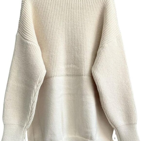 Cozy Denim Pockets Color Block Button Down Cardigan - Picture 7 of 10